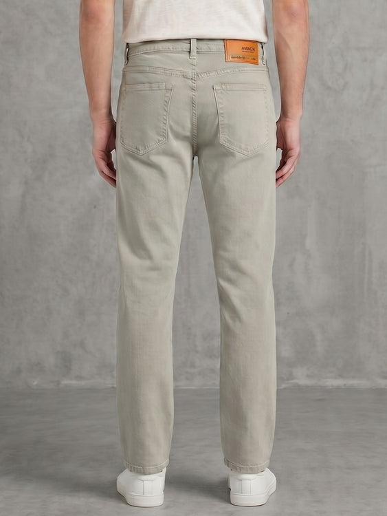 Washed Straight Fit Jeans