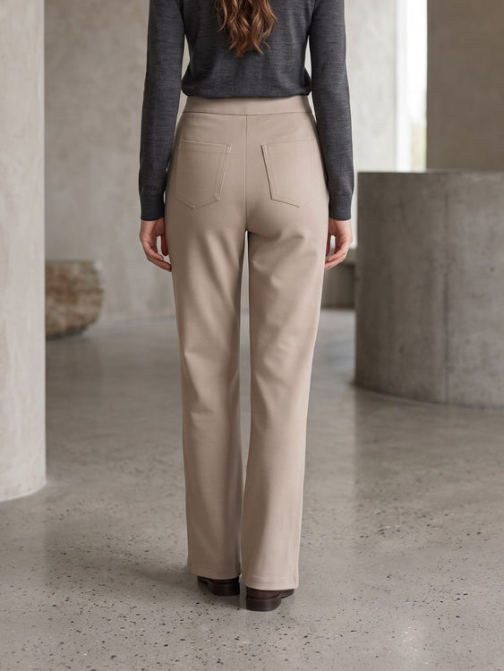 Slit Flare Pants