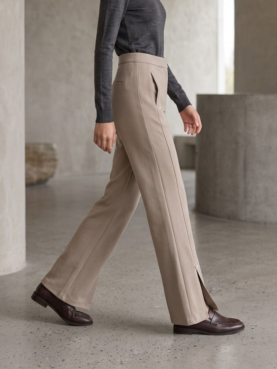 Slit Flare Pants
