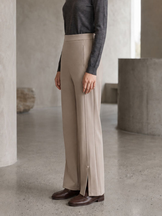 Slit Flare Pants