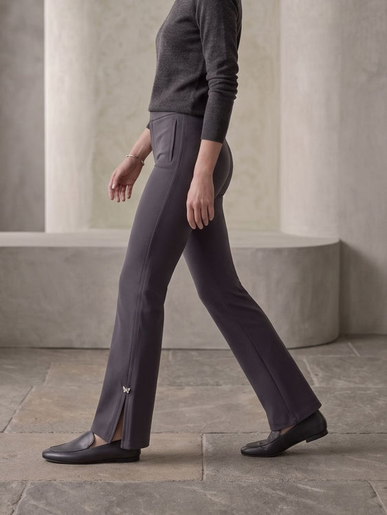 Slit Flare Pants