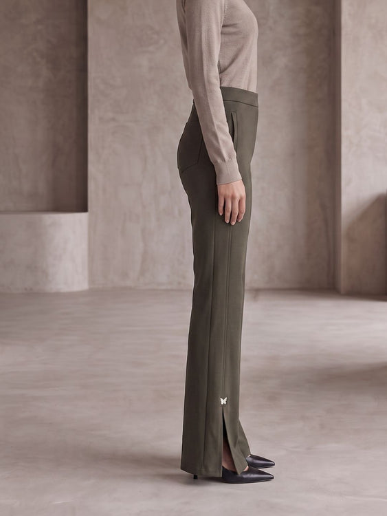Slit Flare Pants