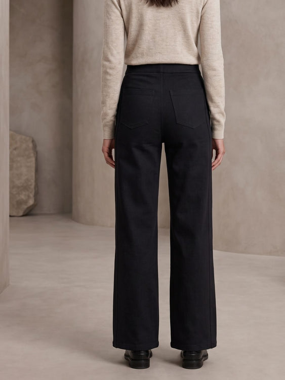 Slit Flare Pants