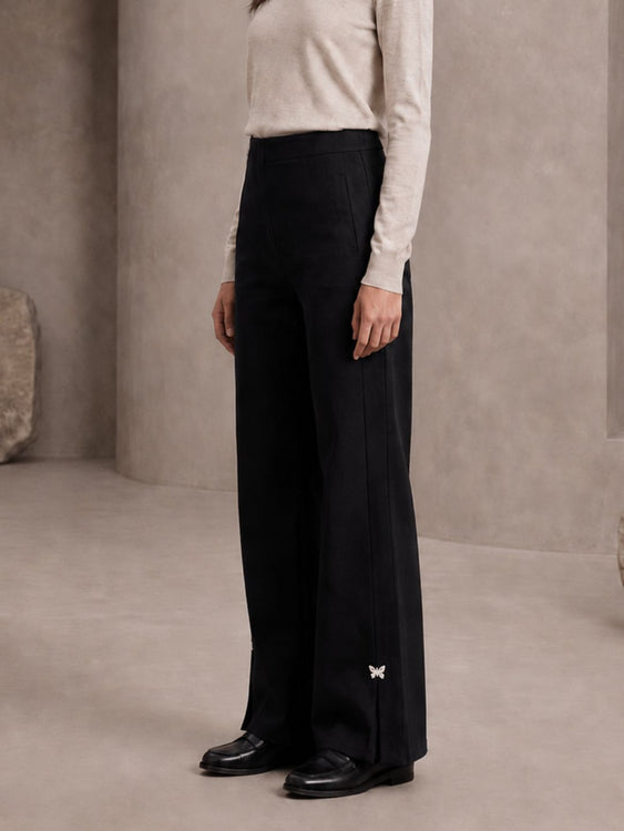 Slit Flare Pants