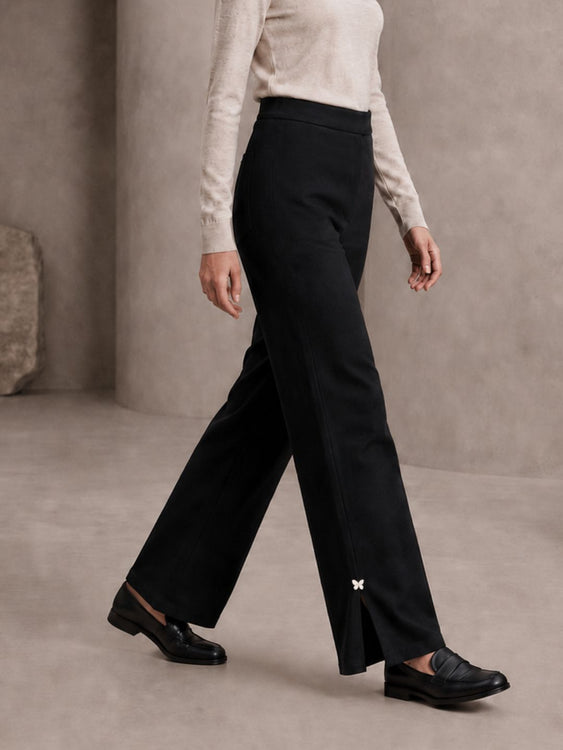 Slit Flare Pants