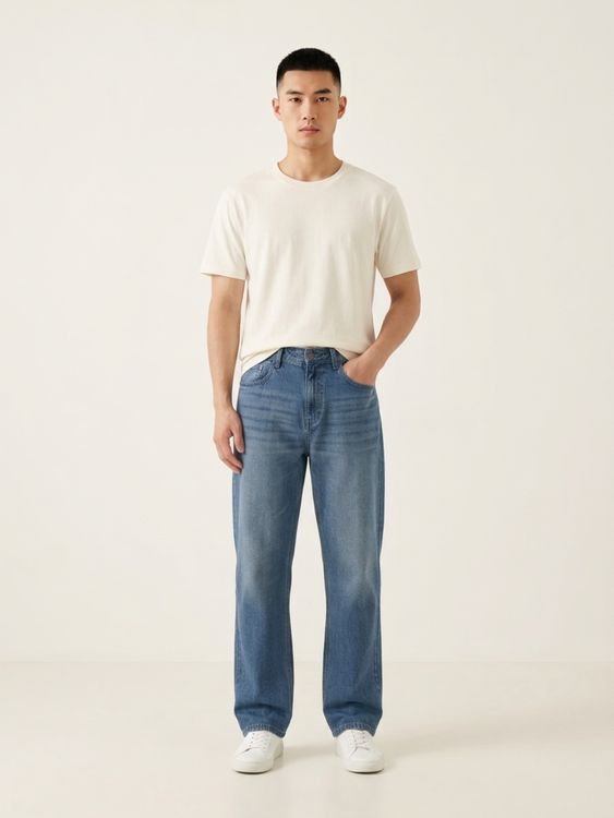 Straight Leg Jeans