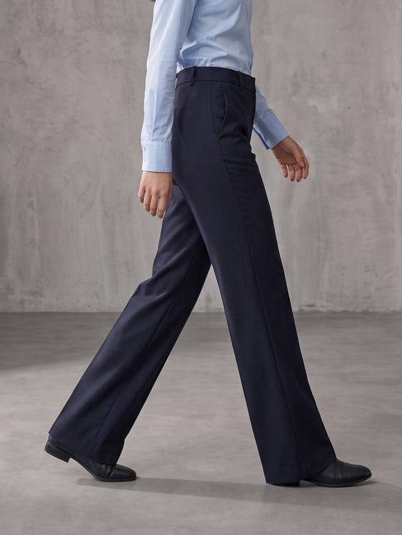 Navy Blue Cooperate Trouser Pants