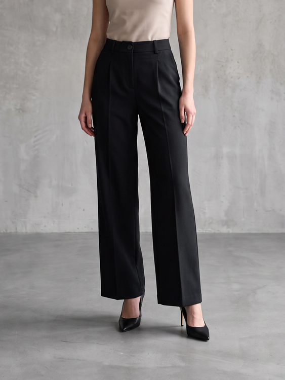 Black Cooperate Trouser Pants
