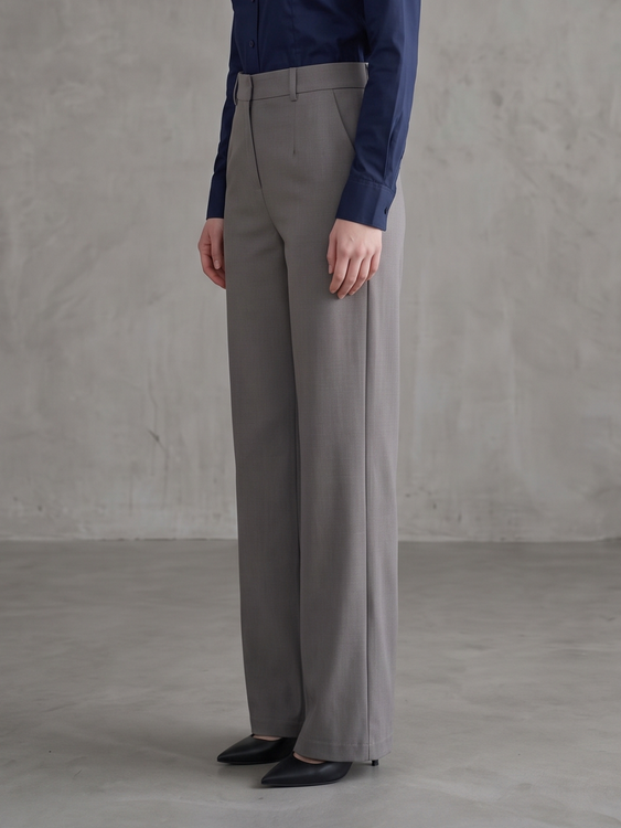 Light Grey Cooperate Trouser Pants