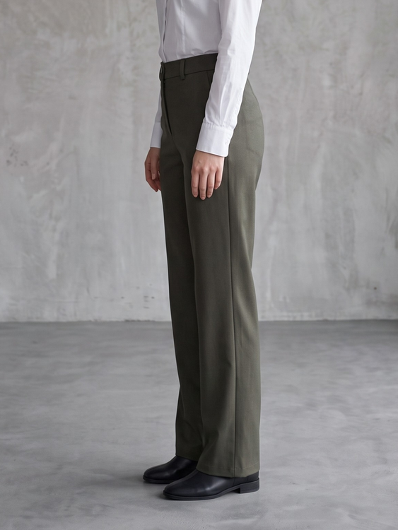 Olive Cooperate Trouser Pants