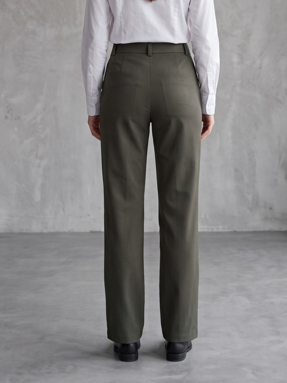 Olive Cooperate Trouser Pants