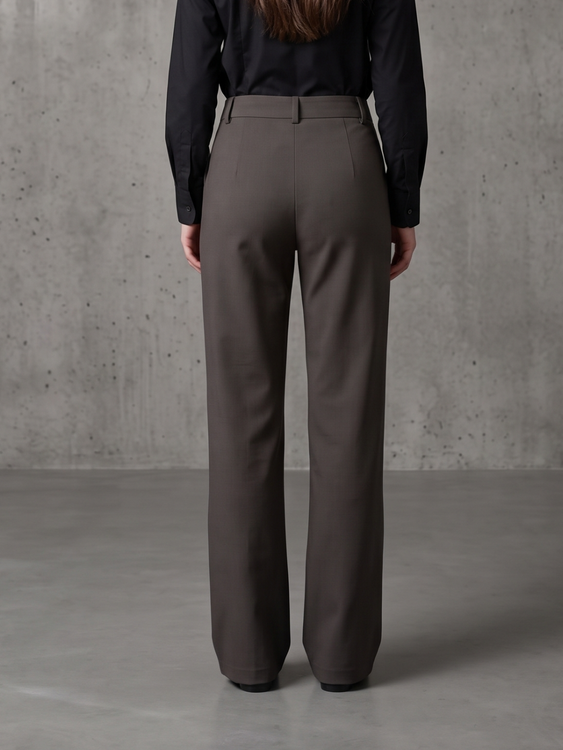Dark Grey Cooperate Trouser Pants