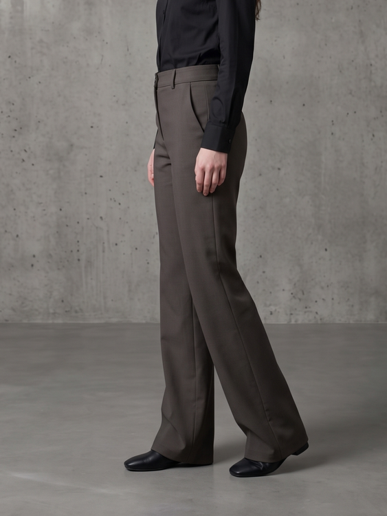 Dark Grey Cooperate Trouser Pants