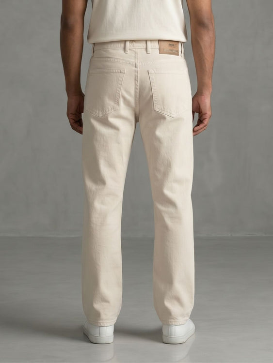 Washed Straight Fit Jeans