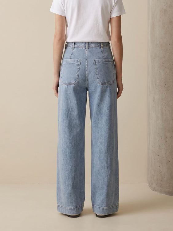 Bollwash wideleg Jeans
