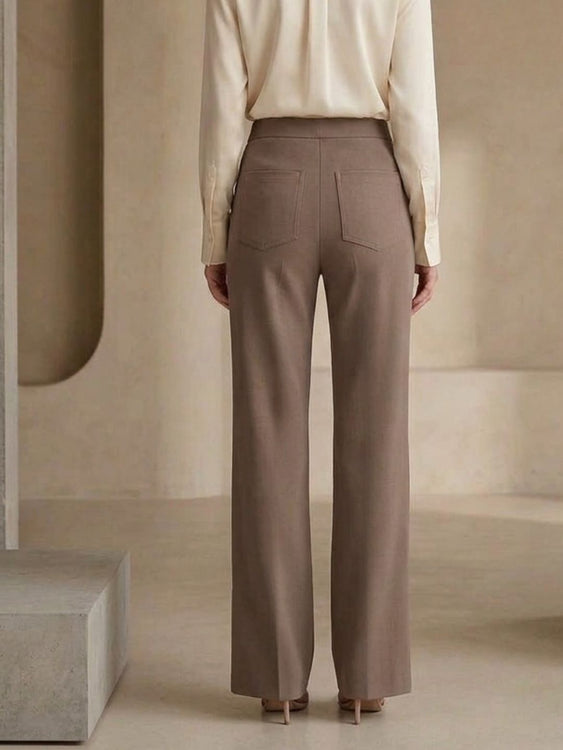 Slit Flare Pants