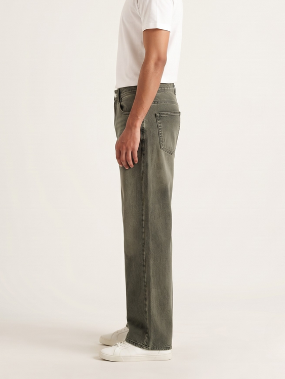 Olive Straight Leg Jeans