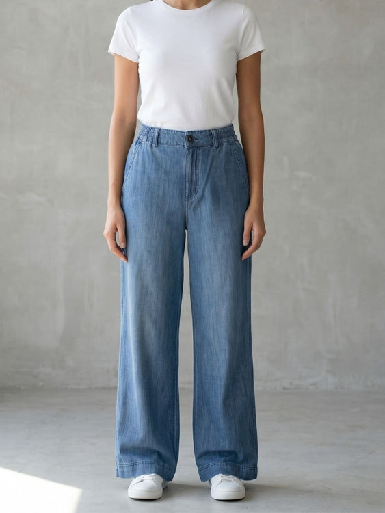 All-day Wideleg Jeans