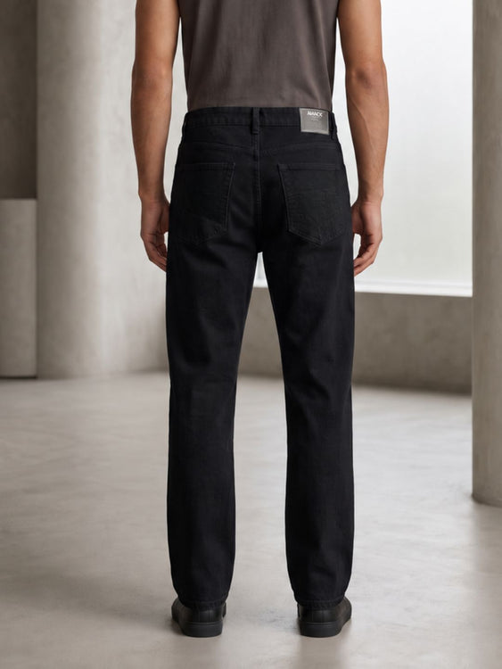 All Black Straight fit Jeans