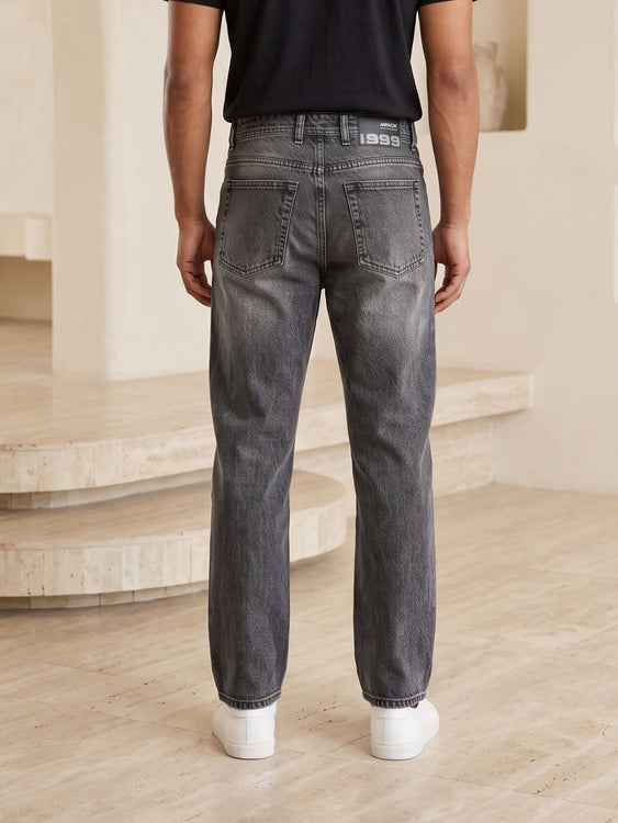 Vintage Grey Straight fit jeans