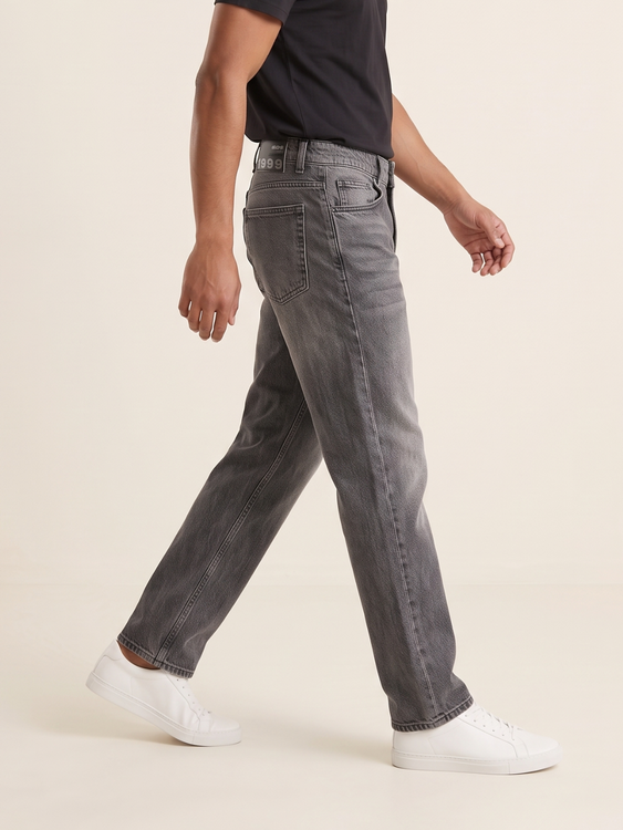 Vintage Grey Straight fit jeans