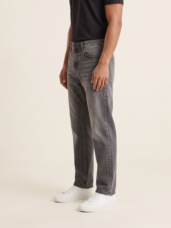 Vintage Grey Straight fit jeans