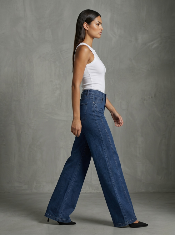 Lightweight Wideleg Jeans