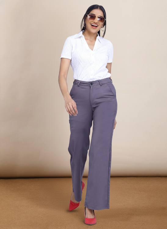 Baggy fit stretchable trouser