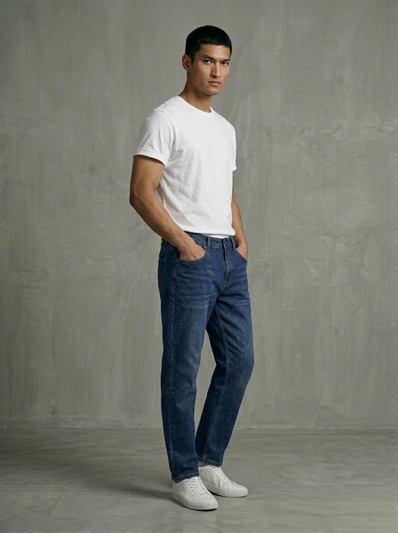 Basic Straight Fit Jeans