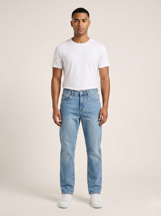 Basic Straight Fit Jeans