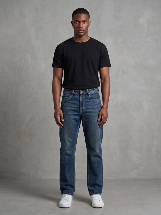 Basic Straight Fit Jeans