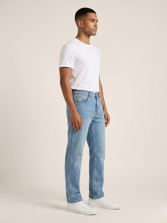 Basic Straight Fit Jeans