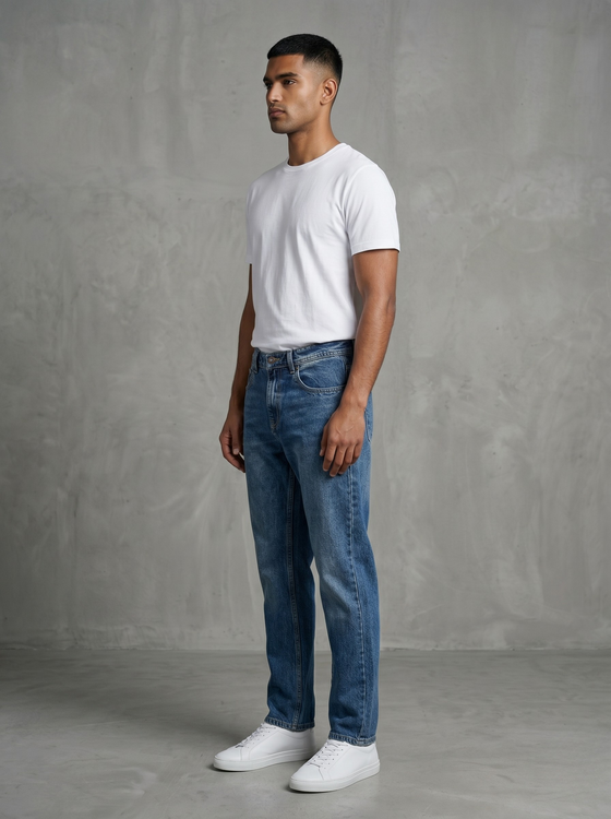 Basic Straight Fit Jeans