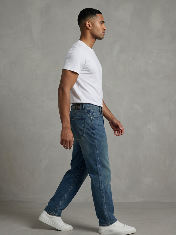 Basic Straight Fit Jeans